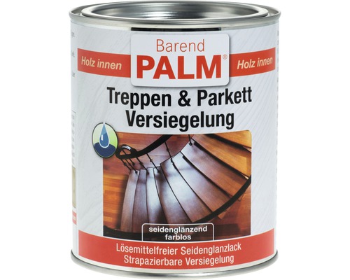 Lac sigilant transparent pentru trepte și parchet Barend Palm satinat 750 ml