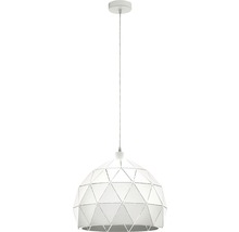 Lampa suspendată albă cu design geometric pentru interior