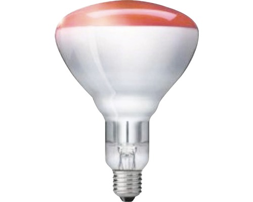 Bec cu infraroșu (IR) Philips E27 250W, reflector R125, durată viață 5000 h Bec reflector din sticlă