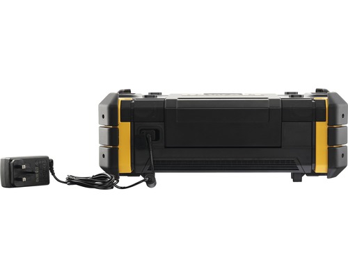 Radio de șantier cu sursă de alimentare din spate