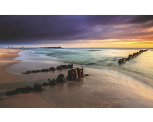 Fototapet hârtie Beach Sunset 254x184 cm