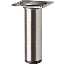 Picior de mobilier din metal cu placă de montare pătrată