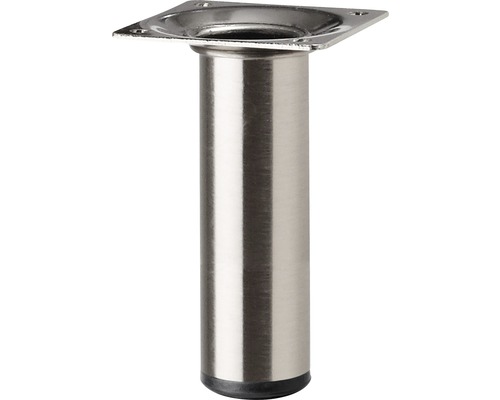 Picior de mobilier din metal cu placă de montare pătrată