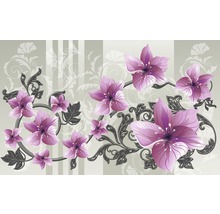 Imagine de perete cu motiv floral și flori lila