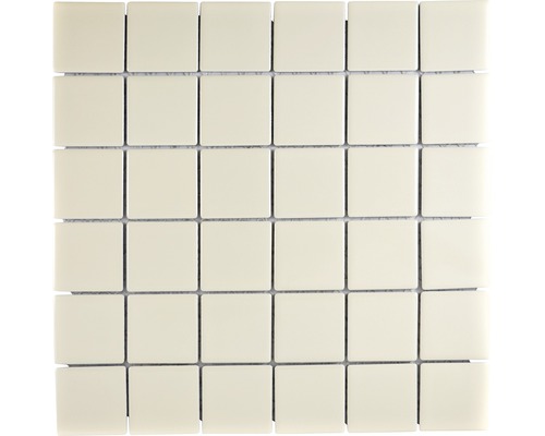 Mozaic piscină ceramic CD 262 bej lucios 30x30 cm Mozaic pătrat din plăci ceramice