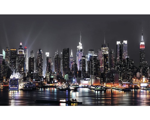 Fototapet vlies Manhattan Night 416x254 cm-0