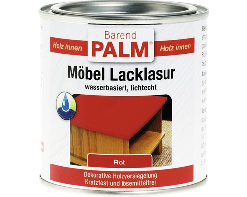 Lazură pentru mobilă Barend Palm roșu 375 ml