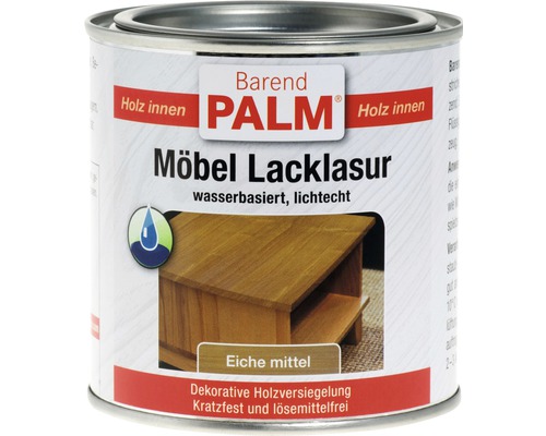 Lazură pentru mobilă Barend Palm stejar 375 ml Barend Palm lazură pentru mobilă stejar mediu pentru interior