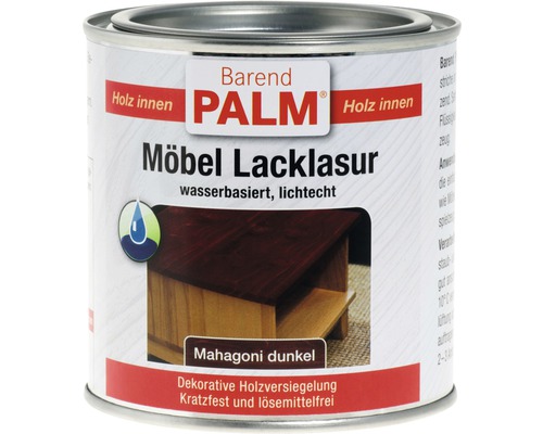 Lazură pentru mobilă Barend Palm mahon închis 375 ml Barend Palm lazură pentru mobilă de interior, mahon închis
