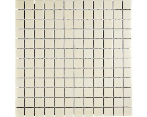 Mozaic piscină ceramic CG 174 bej mat 30x30 cm Placă de mozaic pătrată pentru perete și podea