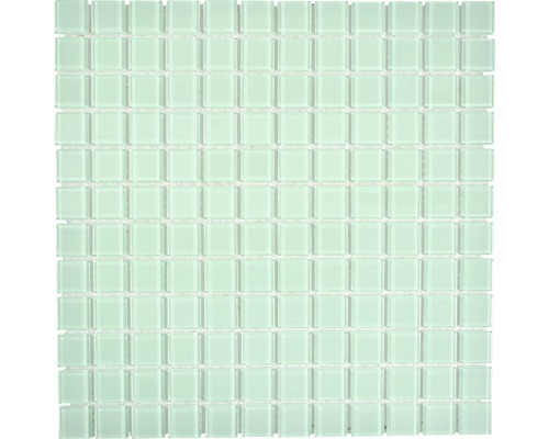 Mozaic piscină sticlă Crystal CM4SE73 verde 30x30 cm Plăci de mozaic din sticlă pătrată pe o plasă