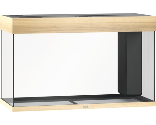 Acvariu gol cu cadru din lemn și filtru încorporat