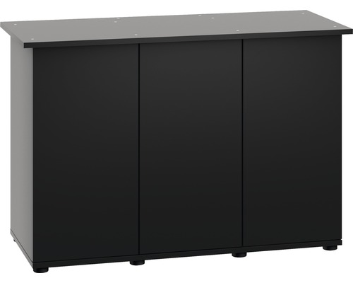 Dulap inferior negru cu trei uși pentru acvarii