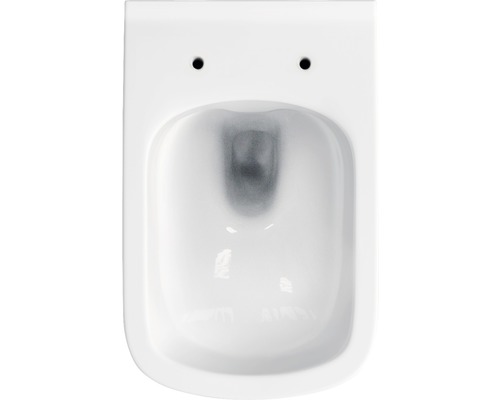 Vas WC ceramic suspendat cu sifonare adâncă, fără ramă