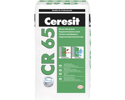 Mortar hidroizolant Ceresit CR65 pe bază de ciment pentru izolarea elementelor de construcții 25 kg