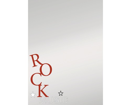 Oglindă serigrafiată Rock Music 50x70 cm-0