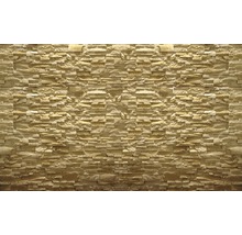 Placare de perete din piatră naturală în aranjament neregulat.