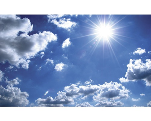 Cer cu nori și soare