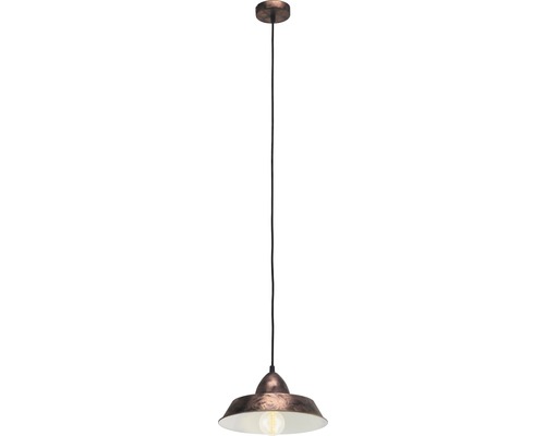 Lampa suspendată cu abajur și cablu