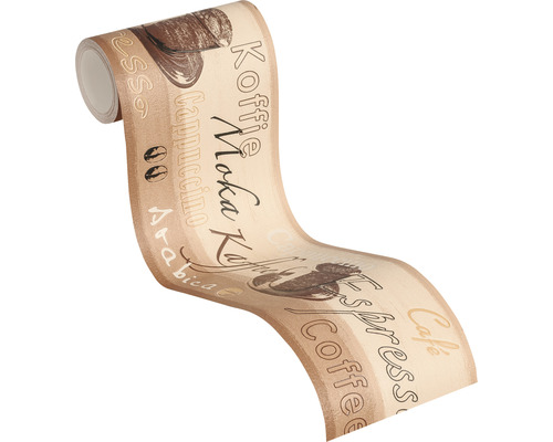 Bordură de tapet cu motiv de cafea