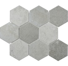 Mozaic piscină ceramic CIM HX9 CM gri 25,6x29,5 cm