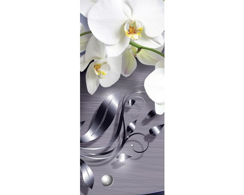 Panou decorativ cu orhidee și motive florale