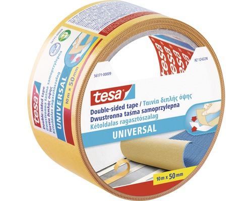 Tesa Universal bandă adezivă dublă 10 m x 50 mm