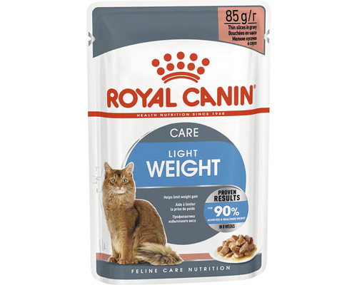 Hrană pentru pisici Royal Canin Light Weight în plic de 85 de grame