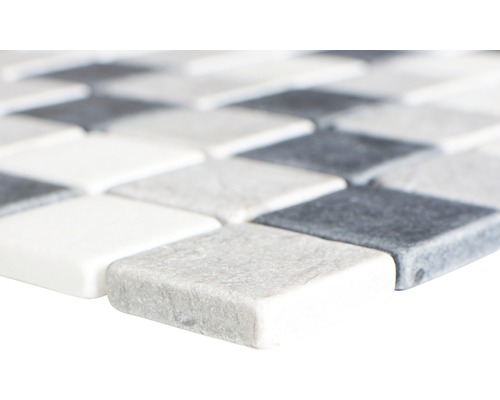 Placă de mozaic din piatră naturală cu pietre pătrate