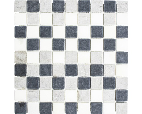 Mozaic marmură MOS 32/1125 mix gri 30,5x30,5 cm