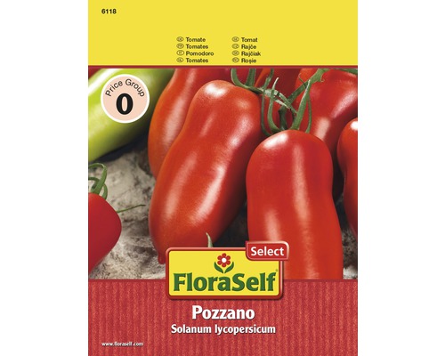 FloraSelf semințe de roșii "Pozzana San Marzano"