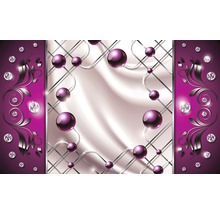 Decor abstract cu bile și pietre ornamentale