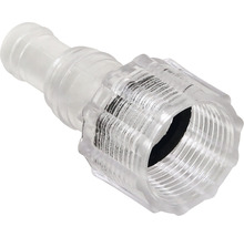 Conector transparent pentru furtunuri de grădină