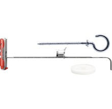 Dibluri universale multifuncționale cu cârlig rotund Fischer DuoTec Ø10x50 mm, pachet 2 bucăți, pentru perete fals sau zidărie