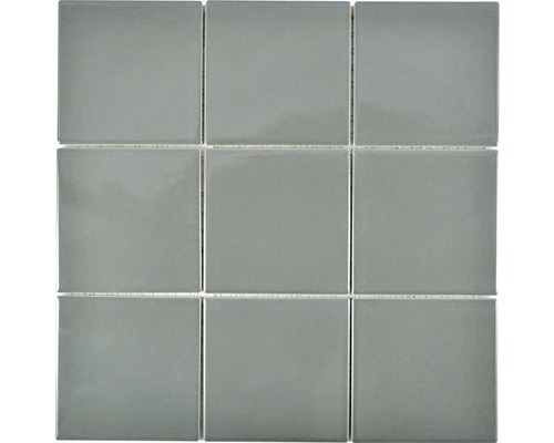 Mozaic piscină ceramic CQ 110 Quadrat gri lucios 30x30 cm Nouă plăci ceramice pătrate gri