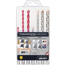 Set Alpen Combi-Construction MB7 SDS-plus cu șapte burghie de diferite dimensiuni