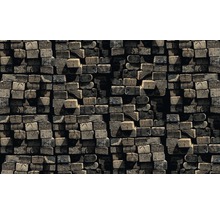 Tapetă cu motiv de stivă de lemne