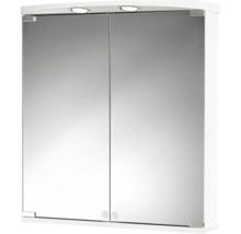 Dulap baie cu oglindă Jokey Ampado, iluminare LED, PAL, 60x66 cm, alb, IP 20-thumb-0