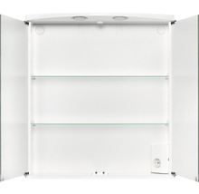 Dulap baie cu oglindă Jokey Ampado, iluminare LED, PAL, 60x66 cm, alb, IP 20-thumb-1