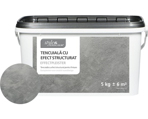 Tencuială cu efect structurat StyleColor albă 5 kg Tencuială cu efect structurat StyleColor albă 5 kg