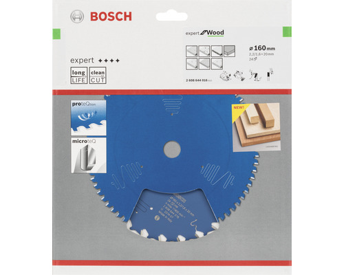 Disc circular Bosch Expert Wood cu diametrul de 160 milimetri