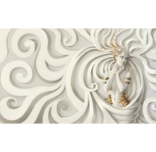 Imagine decorativă de perete cu o figură feminină în design abstract
