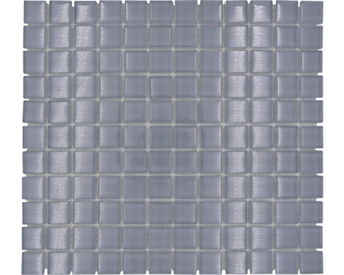Mozaic piscină sticlă XCM 8021 gri 30,2x32,7 cm