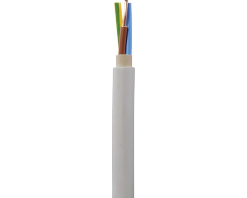 Cablu NYM-J 3x2,5 mm² gri, inel 10m, manta din PVC conform DIN VDE 0281-1