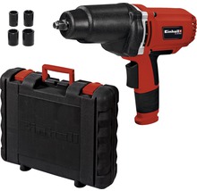 Cheie de impact cu acumulator Einhell cu set de chei tubulare și cutie de transport