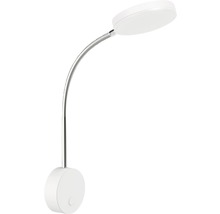 Lampă de citit cu LED integrat Lucy 5W 420 lumeni, albă-thumb-0
