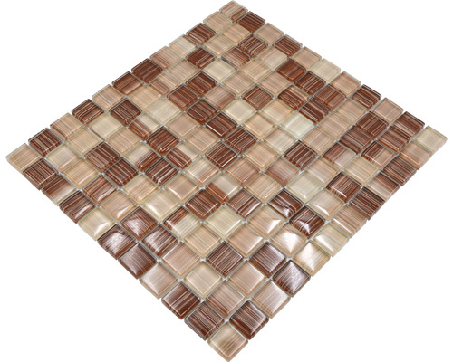 Placă de mozaic pătrată din sticlă