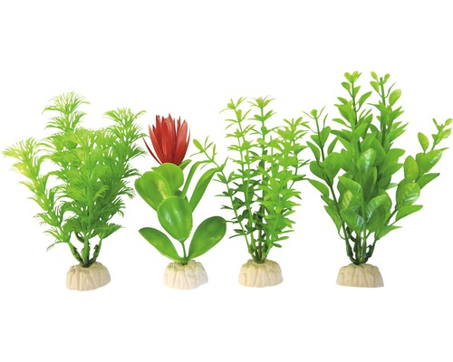 Plantă acvariu H 8-12 cm verde, 4 buc Plantă acvariu H 8-12 cm verde, 4 buc