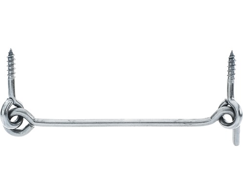 Cârlig fereastră/poartă cu ochi de blocare Alberts Ø4,2 x 120mm, oțel inoxidabil Cârlig furtună cu şuruburi
