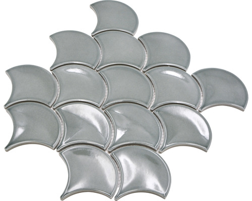 Plăci de mozaic în formă de evantai